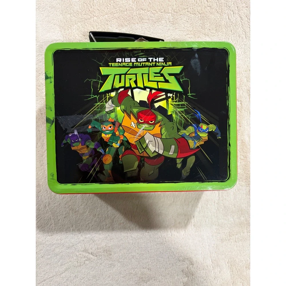Nickelodeon TMNT Lunch Box Green Good Rise of the Teenage Mutant Ninja Turtles